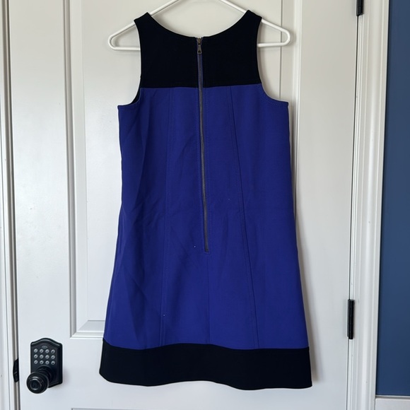 LOFT Women's Blue and Black Dress size 6 - Picture 3 of 6